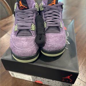 Jordan 4 Retro Canyon Purple Sneakers